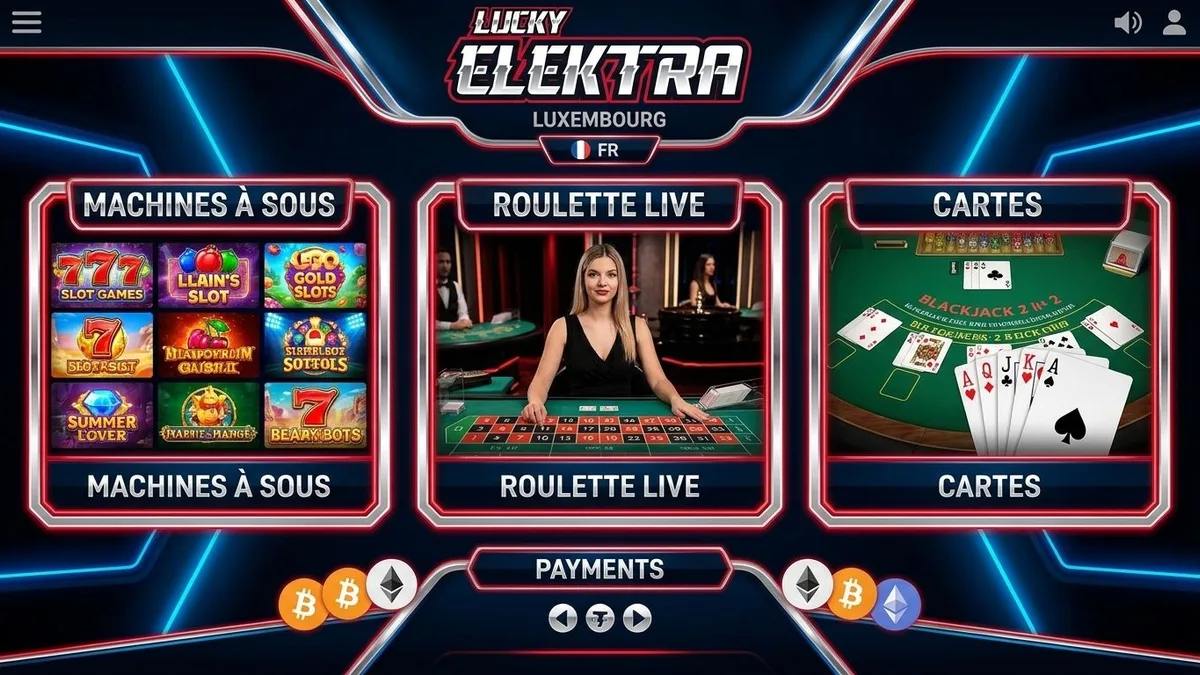 Jeux de casino Lucky Elektra
